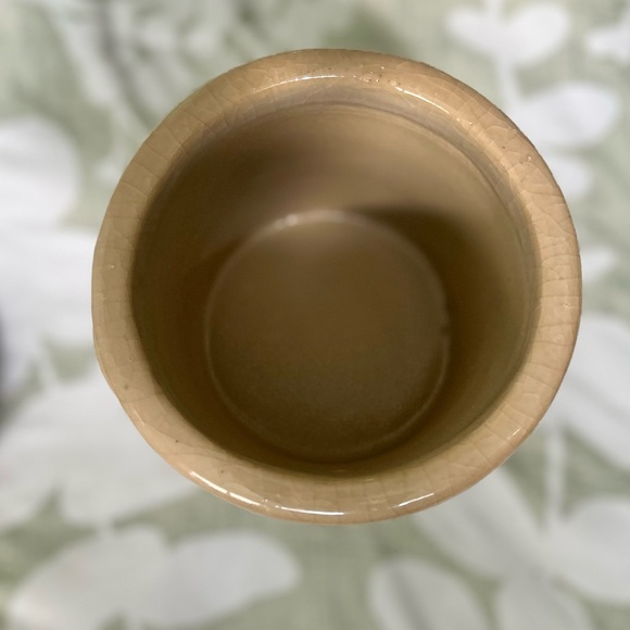 Vintage Cottagecore Glazed Pottery Heart Farmhouse Kitchen Food Storage With Lid - Picture 8 of 10